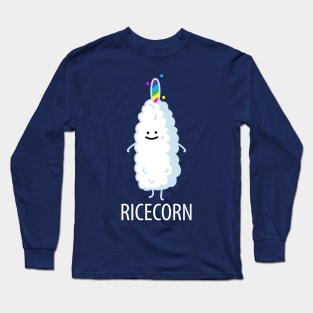 Unicorn sushi rice Long Sleeve T-Shirt